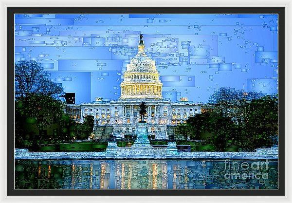 Framed Print - Capitol In Washington D.c