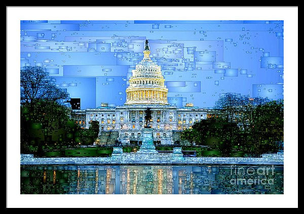 Framed Print - Capitol In Washington D.c