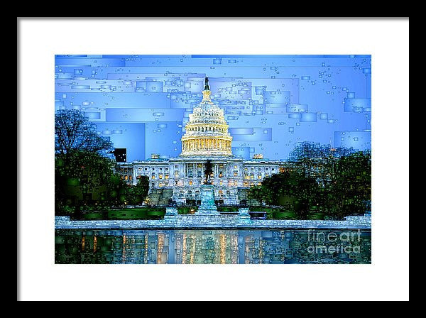 Framed Print - Capitol In Washington D.c