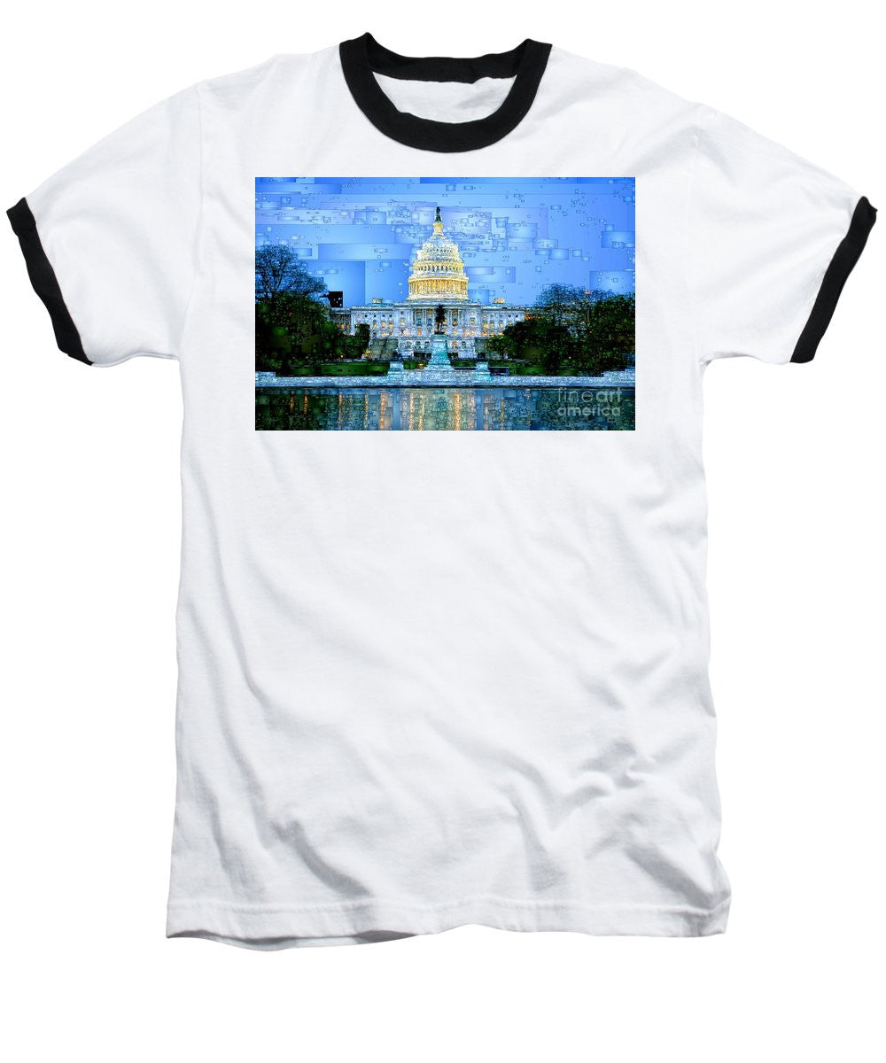 T-shirt de baseball - Capitole à Washington DC