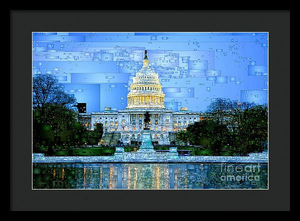 Framed Print - Capitol In Washington D.c