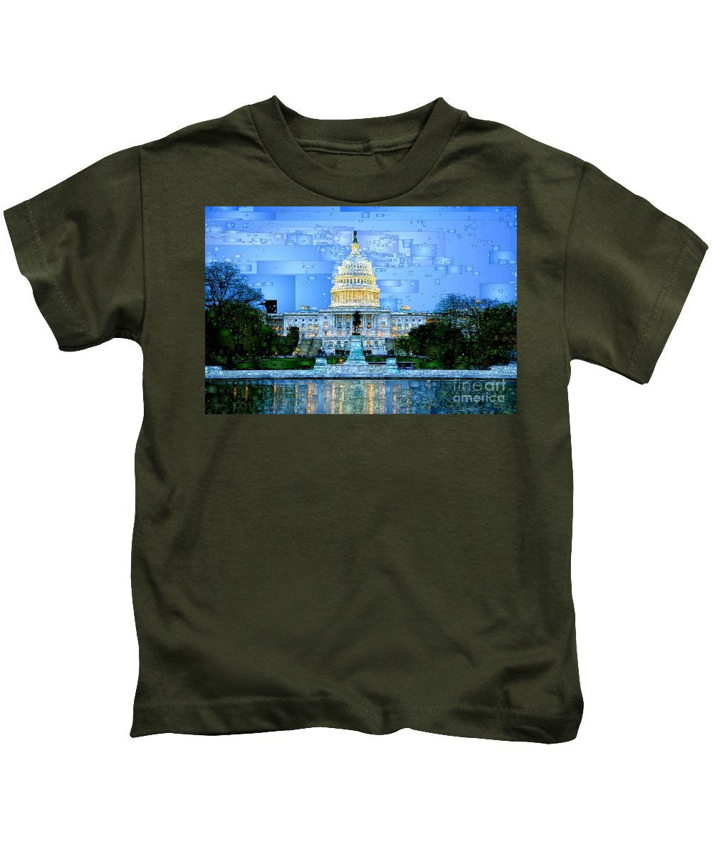 Kids T-Shirt - Capitol In Washington D.c