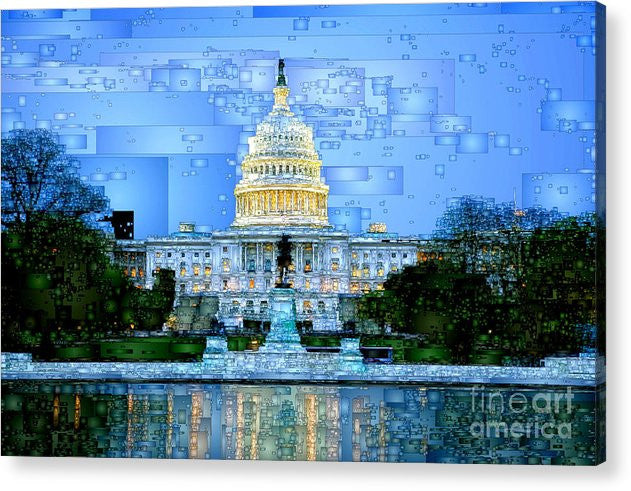 Acrylic Print - Capitol In Washington D.c