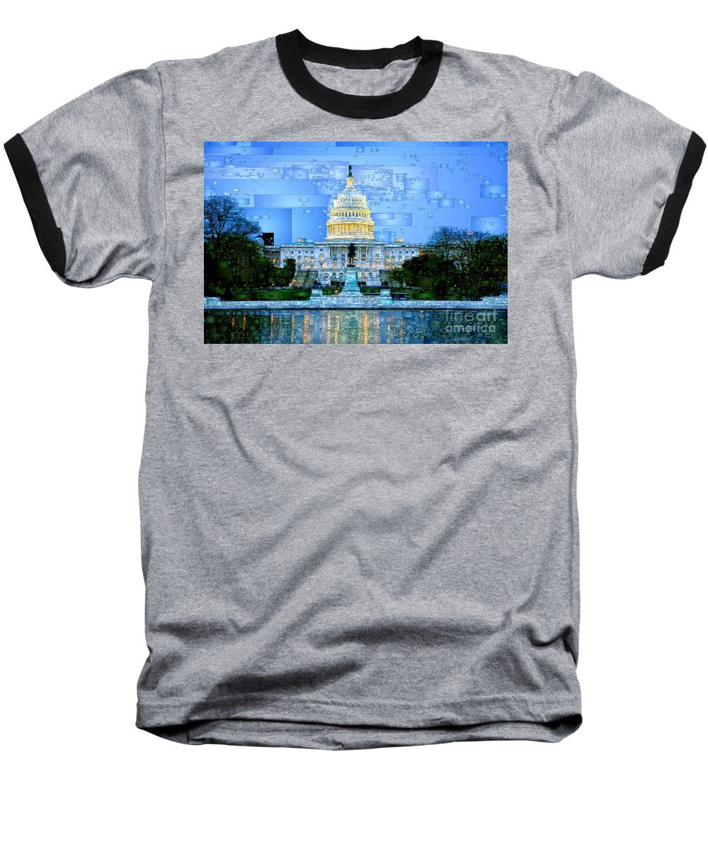 T-shirt de baseball - Capitole à Washington DC