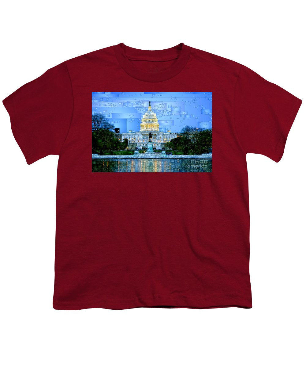 Youth T-Shirt - Capitol In Washington D.c