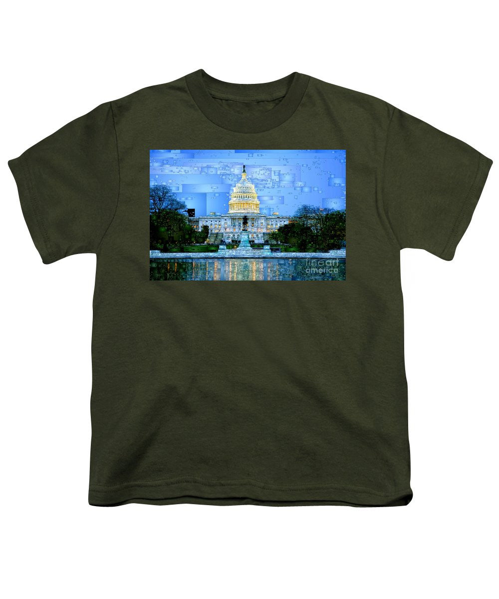 Youth T-Shirt - Capitol In Washington D.c