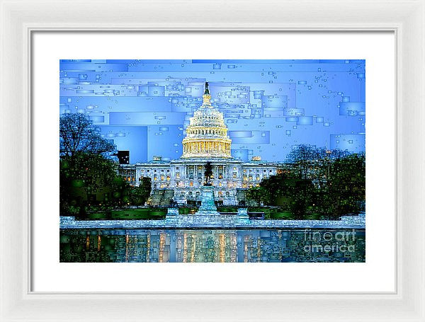 Framed Print - Capitol In Washington D.c