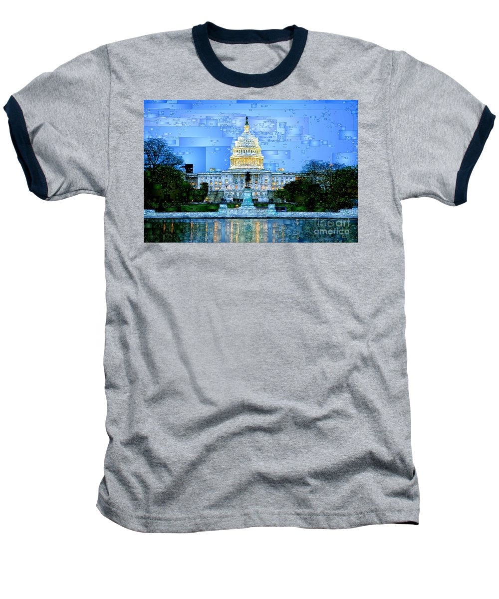 T-shirt de baseball - Capitole à Washington DC