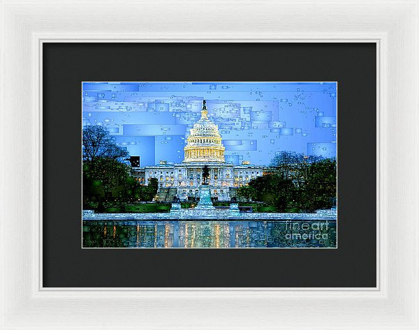 Framed Print - Capitol In Washington D.c