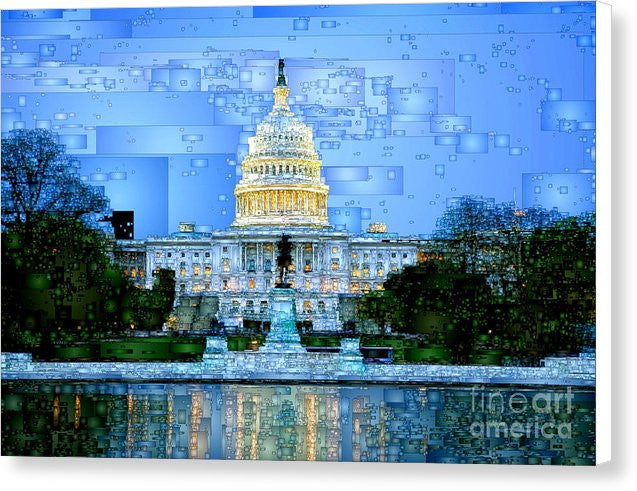 Canvas Print - Capitol In Washington D.c