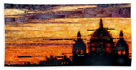 Towel - Cartagena Colombia Night Skyline