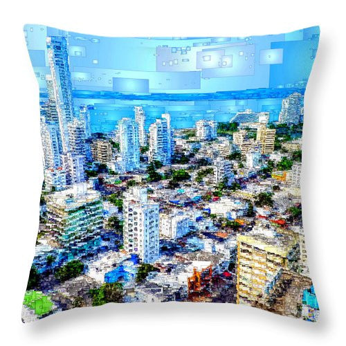 Throw Pillow - Cartagena, Colombia