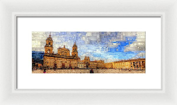 Framed Print - Cathedral, Bogota Colombia