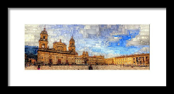 Framed Print - Cathedral, Bogota Colombia