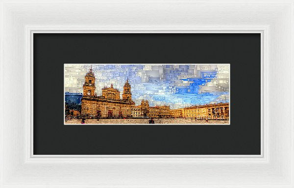 Framed Print - Cathedral, Bogota Colombia