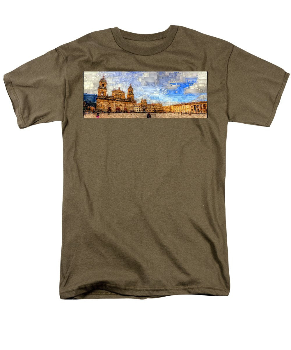 Men's T-Shirt  (Regular Fit) - Cathedral, Bogota Colombia