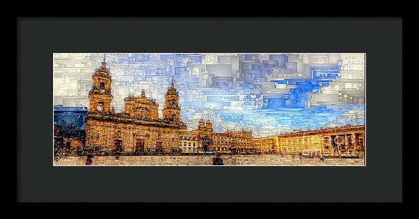 Framed Print - Cathedral, Bogota Colombia