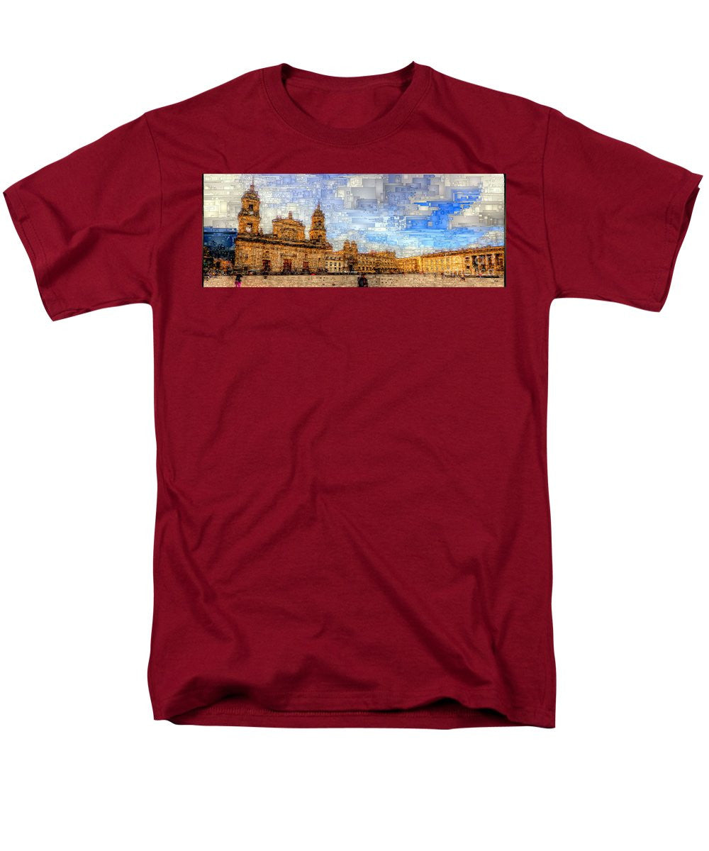 Men's T-Shirt  (Regular Fit) - Cathedral, Bogota Colombia