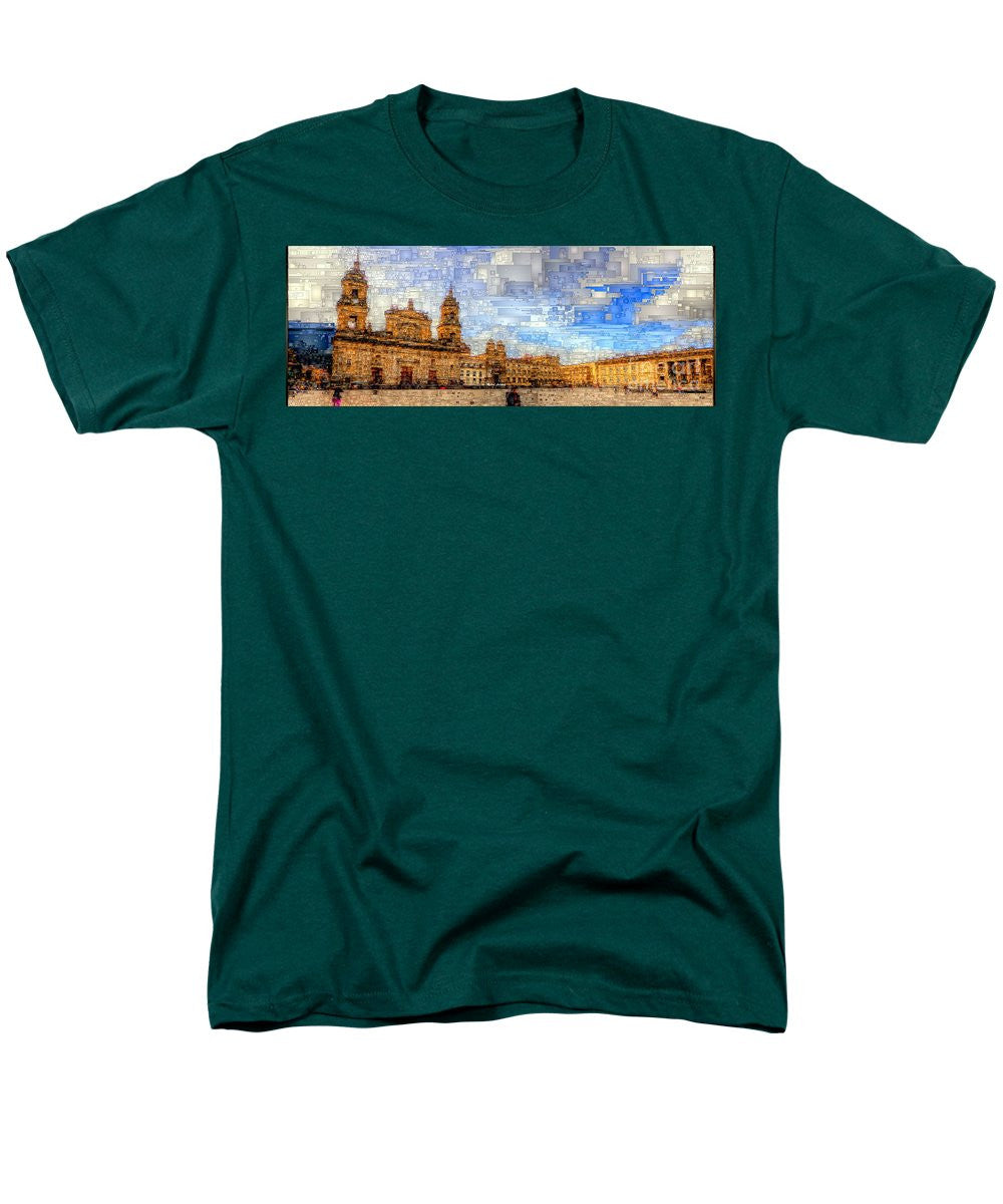 Men's T-Shirt  (Regular Fit) - Cathedral, Bogota Colombia