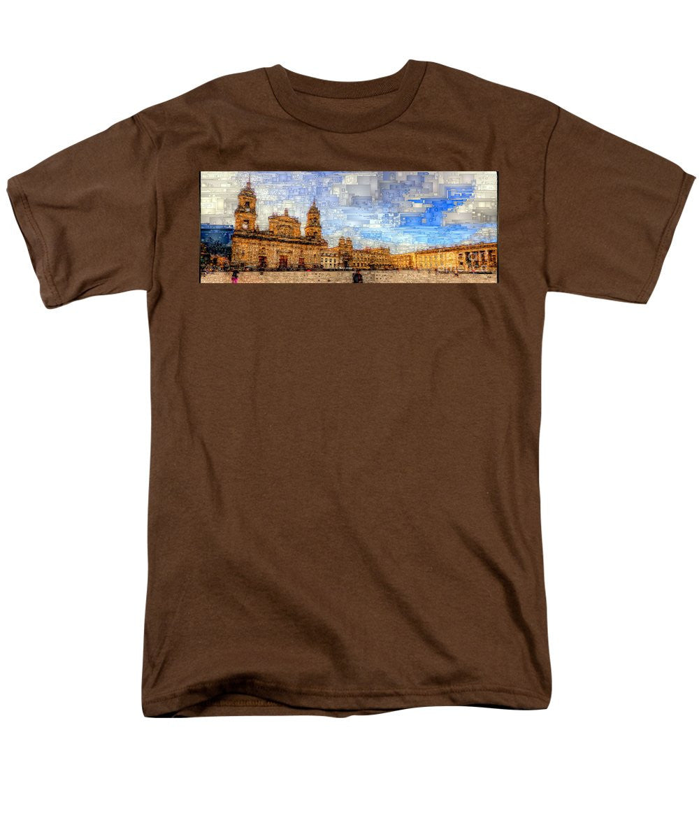 Men's T-Shirt  (Regular Fit) - Cathedral, Bogota Colombia