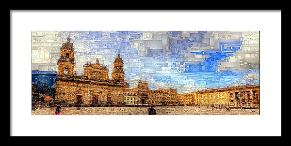 Framed Print - Cathedral, Bogota Colombia