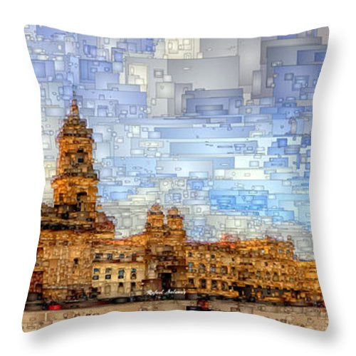 Throw Pillow - Cathedral, Bogota Colombia