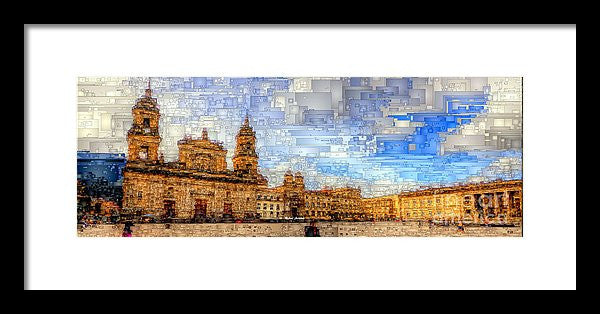 Framed Print - Cathedral, Bogota Colombia