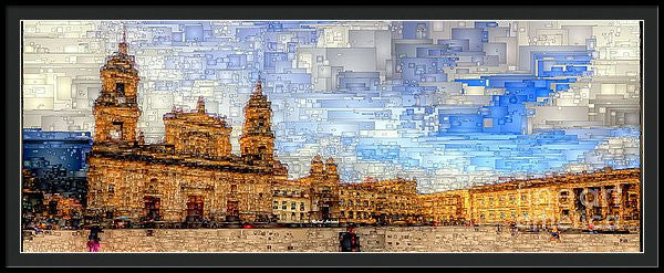 Framed Print - Cathedral, Bogota Colombia