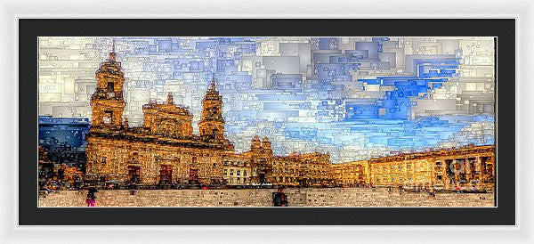 Framed Print - Cathedral, Bogota Colombia