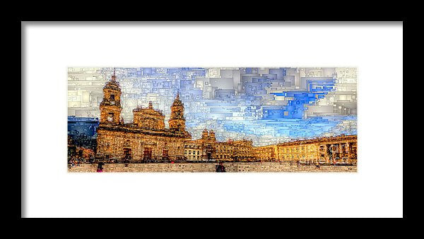 Framed Print - Cathedral, Bogota Colombia