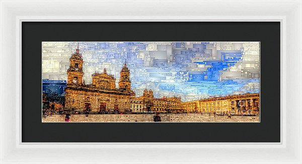 Framed Print - Cathedral, Bogota Colombia