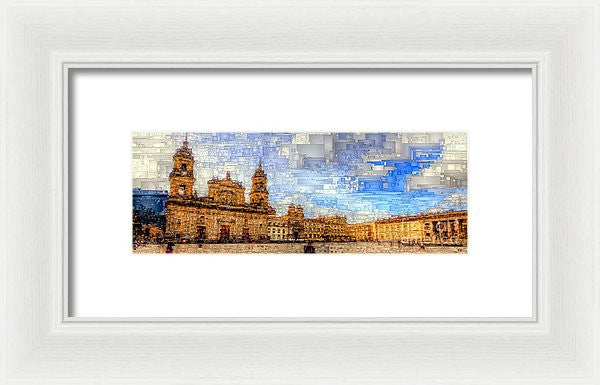 Framed Print - Cathedral, Bogota Colombia