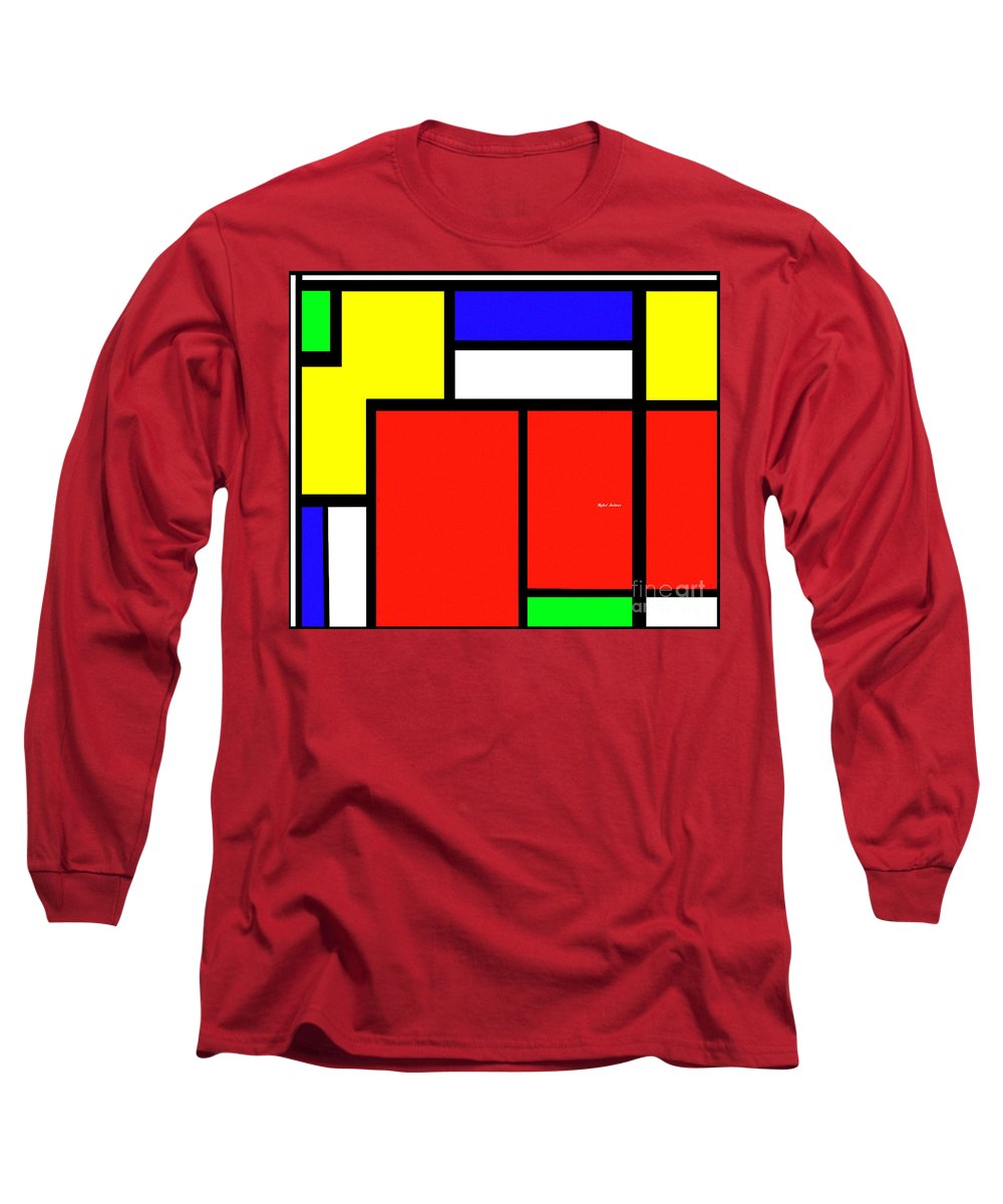 Célébration de Mondrian - T-shirt à manches longues