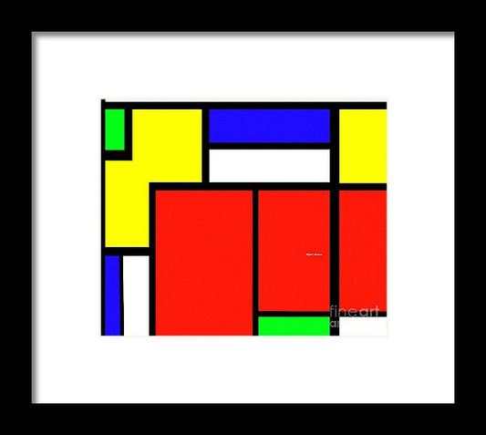 Celebrating Mondrian - Framed Print