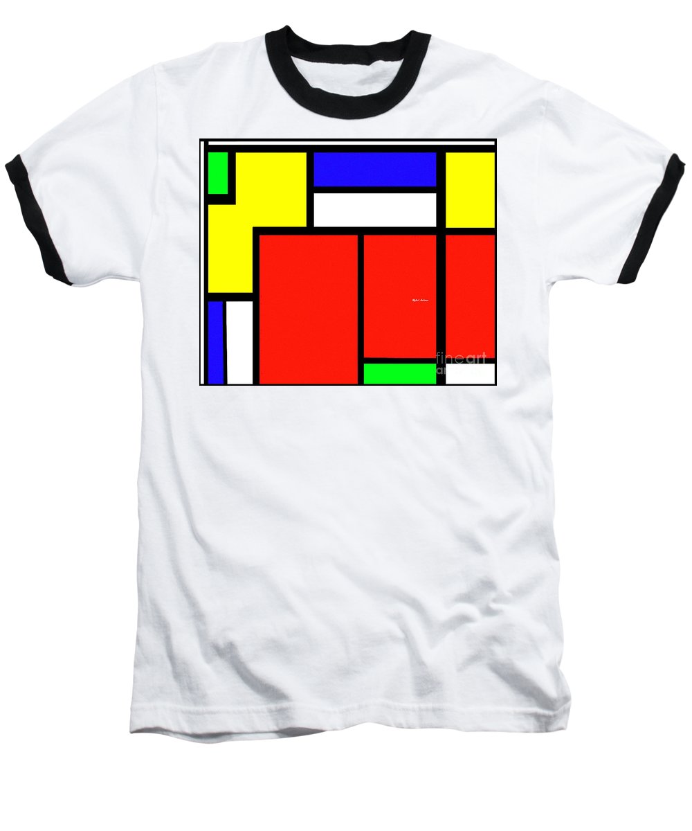 Celebrating Mondrian - Baseball T-Shirt