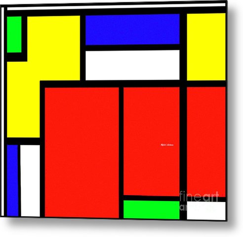 Celebrating Mondrian - Metal Print