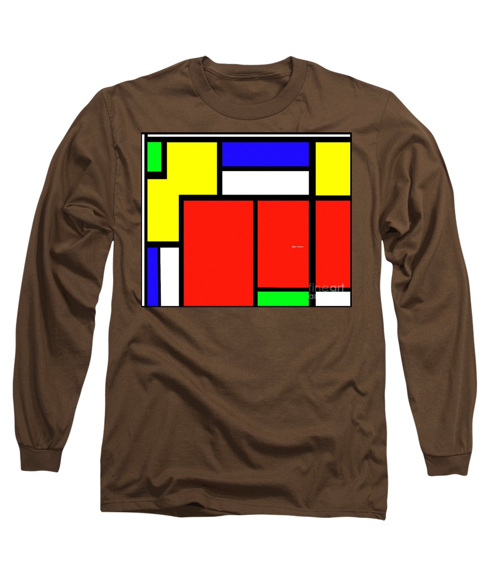 Célébration de Mondrian - T-shirt à manches longues