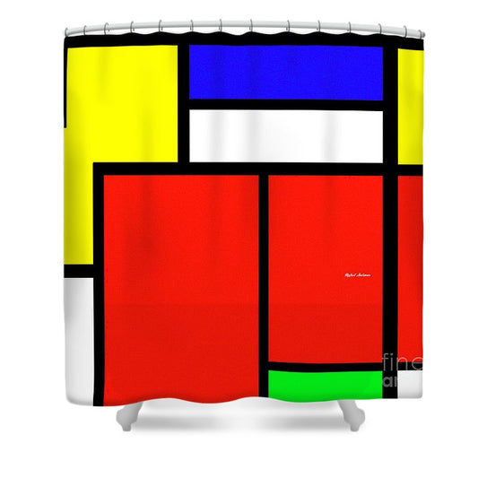 Celebrating Mondrian - Shower Curtain