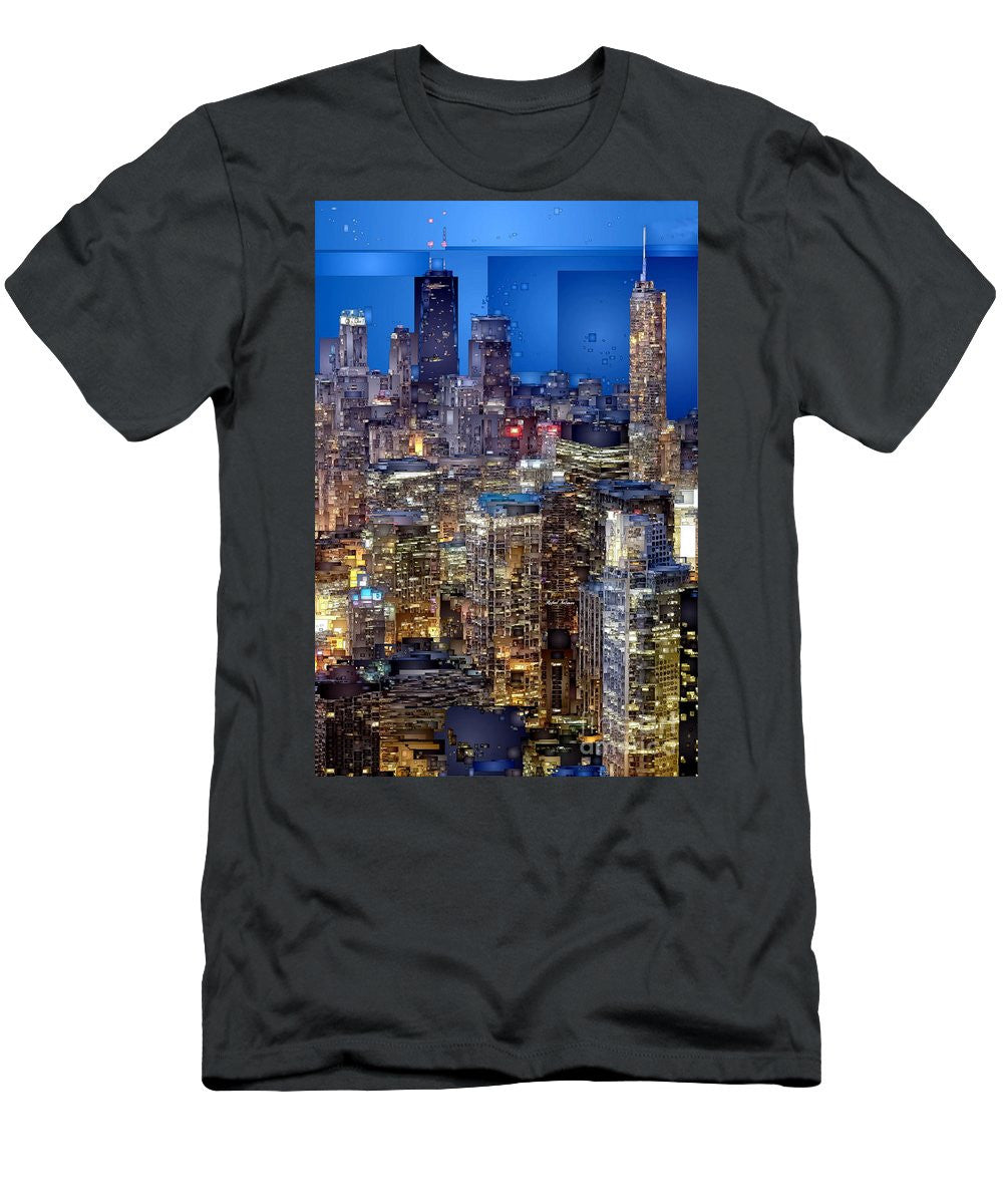 T-shirt pour homme (coupe ajustée) - Chicago, Illinois