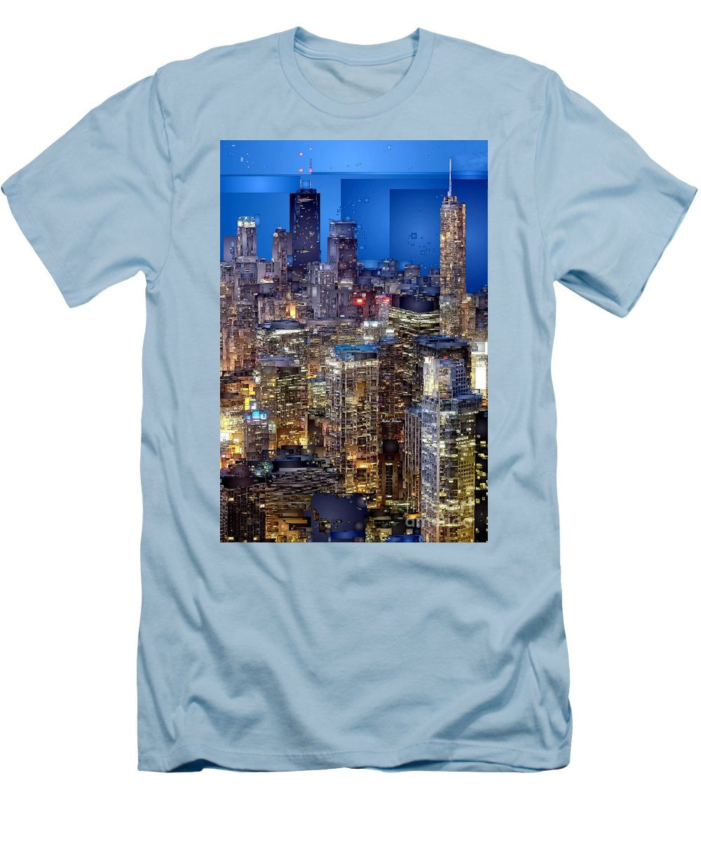 T-shirt pour homme (coupe ajustée) - Chicago, Illinois