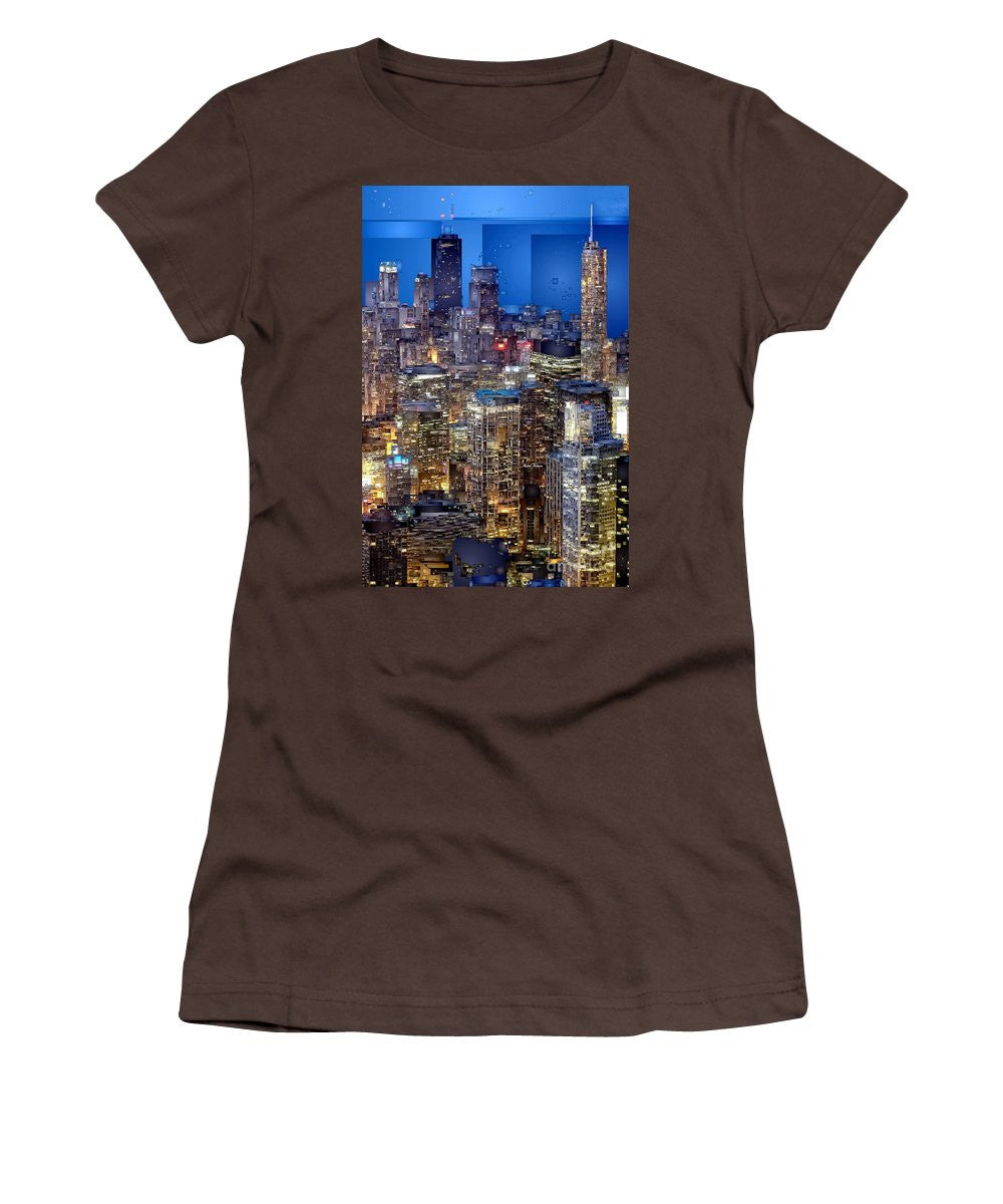 T-shirt pour femme (coupe junior) - Chicago, Illinois