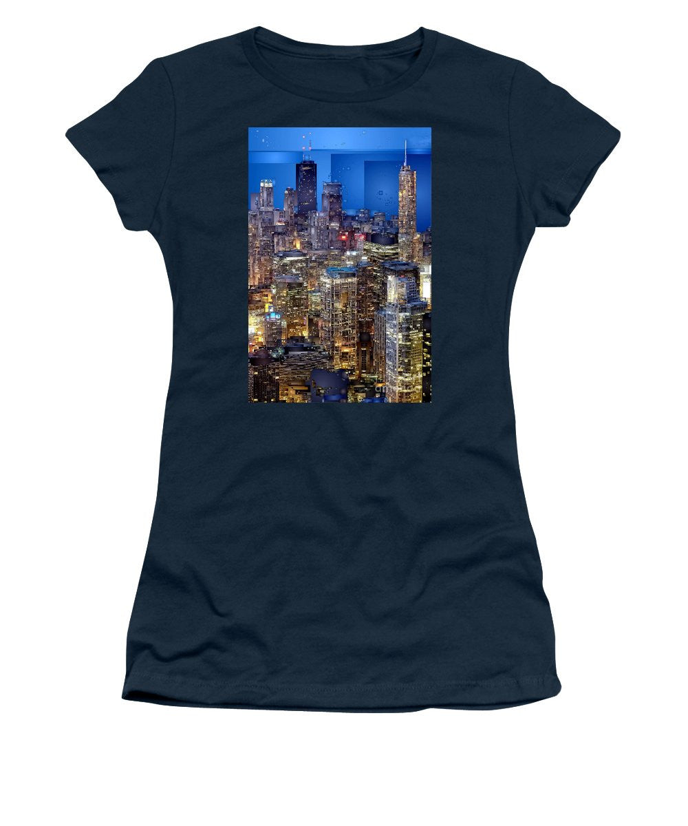 T-shirt pour femme (coupe junior) - Chicago, Illinois