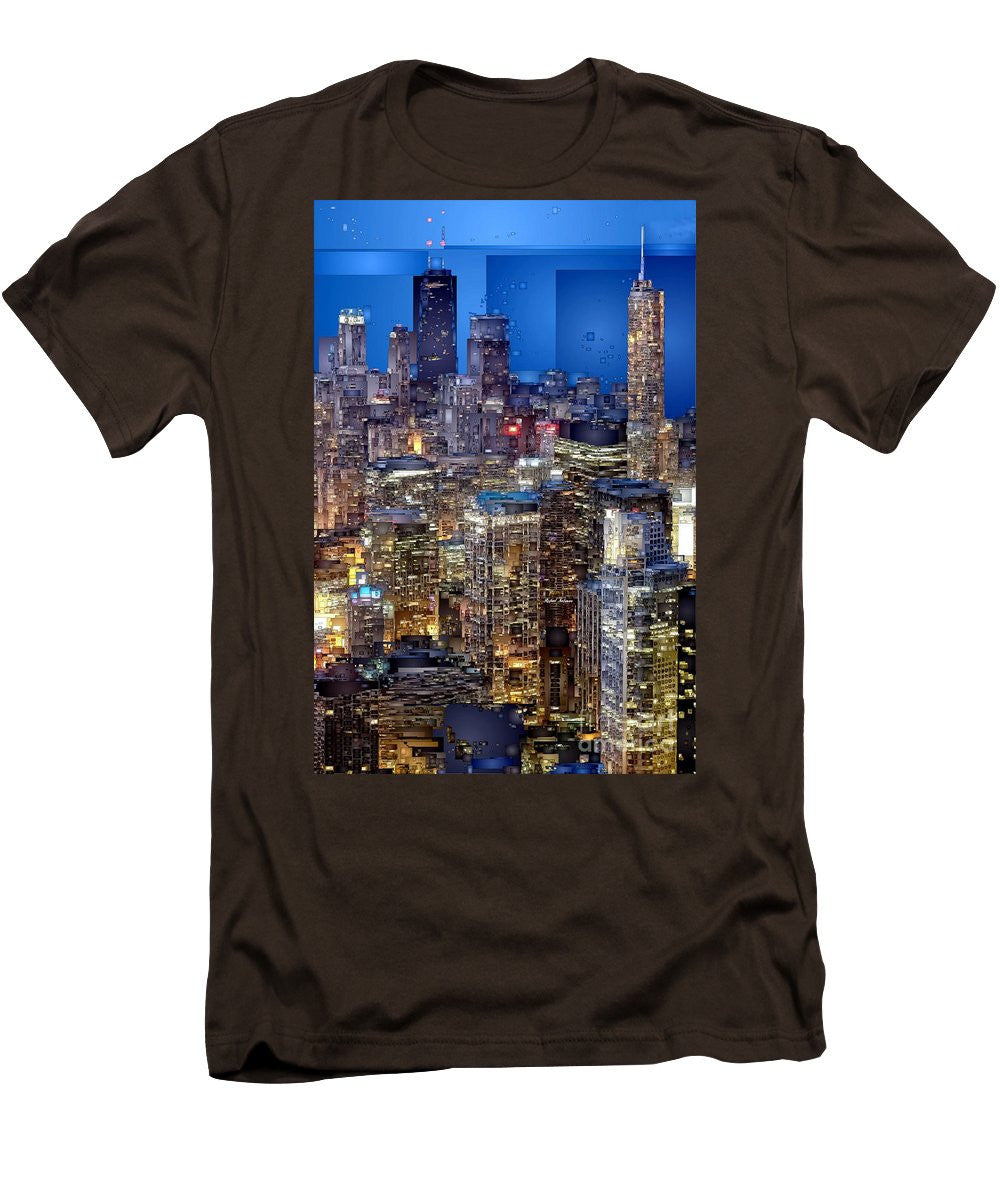 T-shirt pour homme (coupe ajustée) - Chicago, Illinois