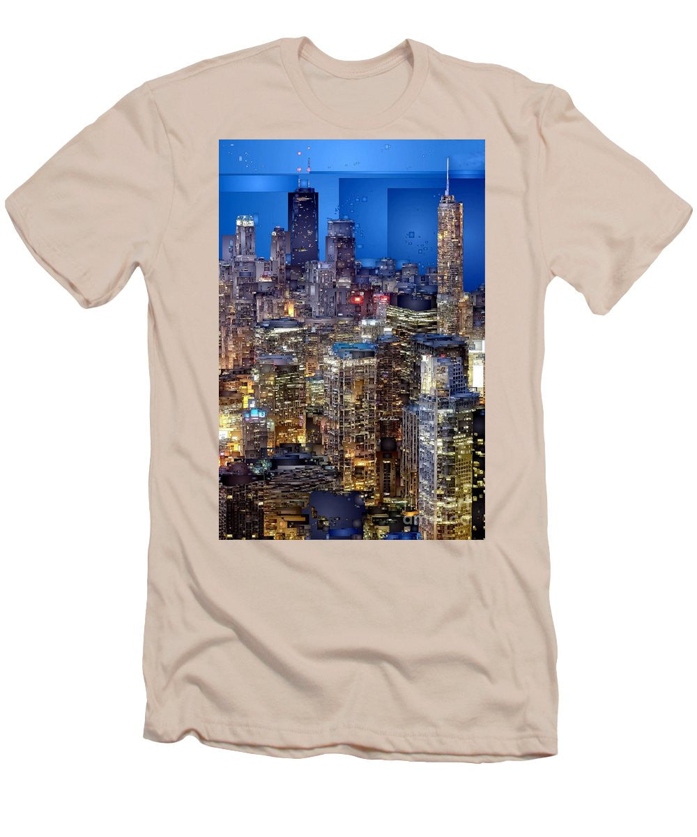 T-shirt pour homme (coupe ajustée) - Chicago, Illinois