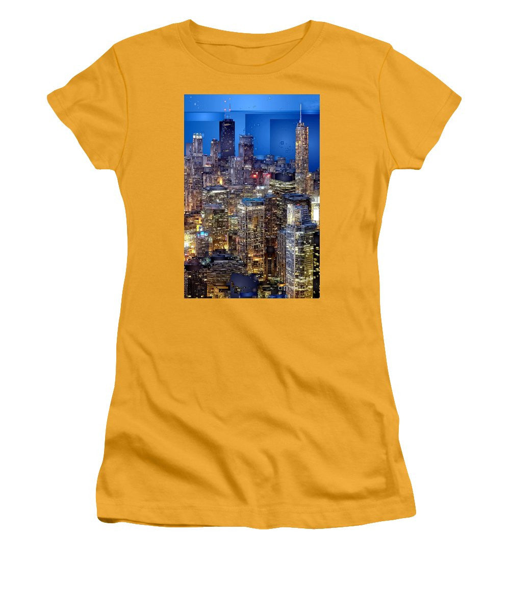 T-shirt pour femme (coupe junior) - Chicago, Illinois