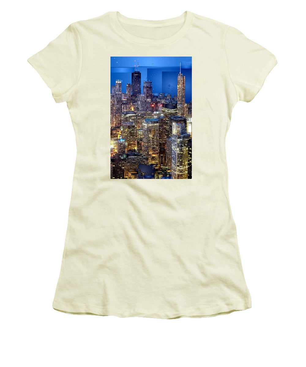 T-shirt pour femme (coupe junior) - Chicago, Illinois