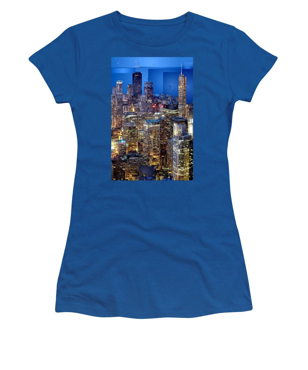 T-shirt pour femme (coupe junior) - Chicago, Illinois