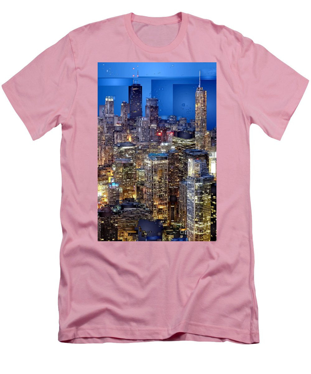 T-shirt pour homme (coupe ajustée) - Chicago, Illinois