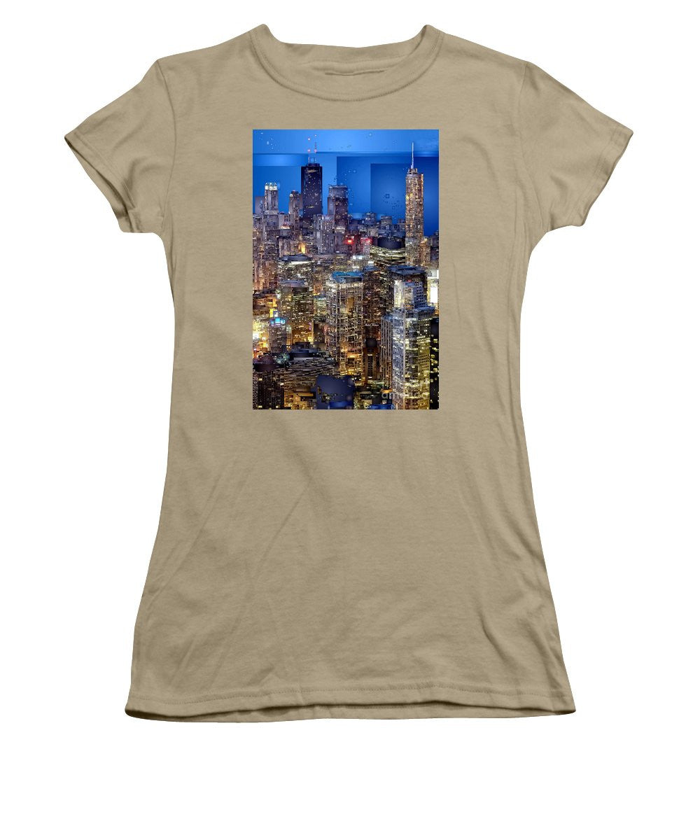 T-shirt pour femme (coupe junior) - Chicago, Illinois