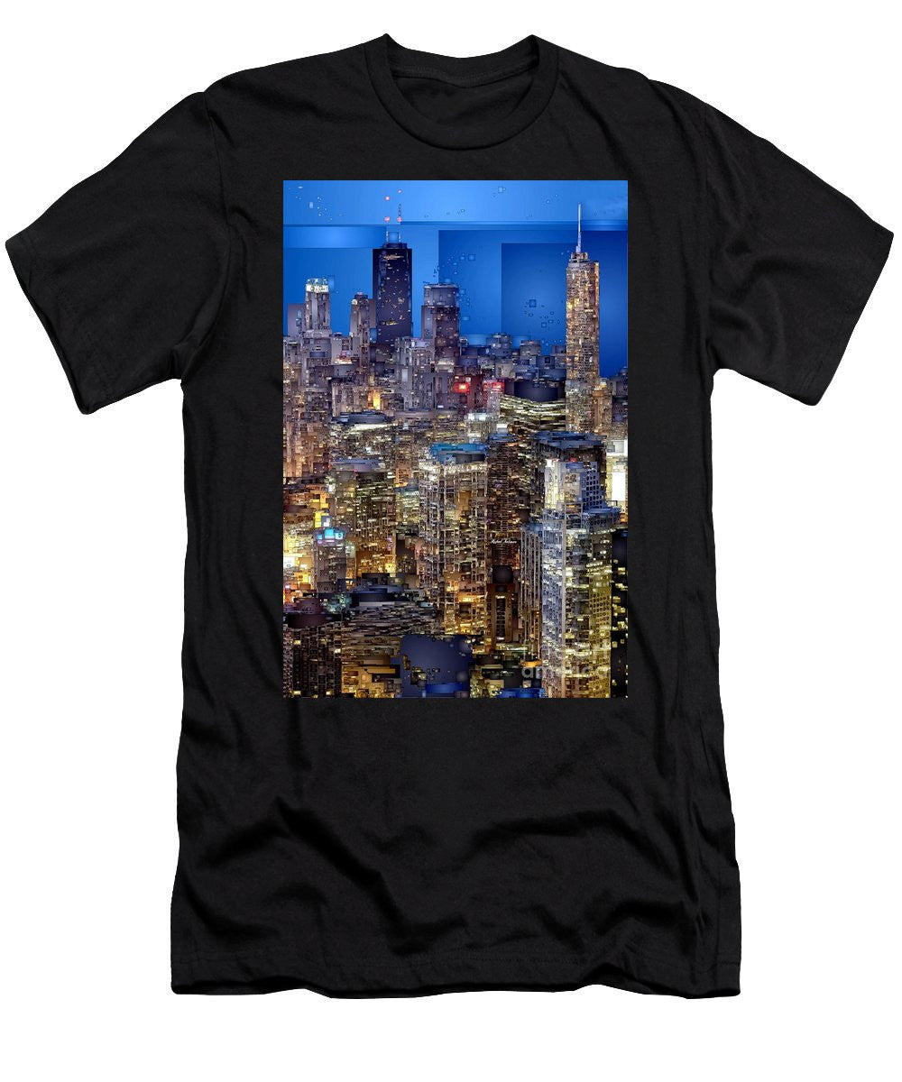 T-shirt pour homme (coupe ajustée) - Chicago, Illinois